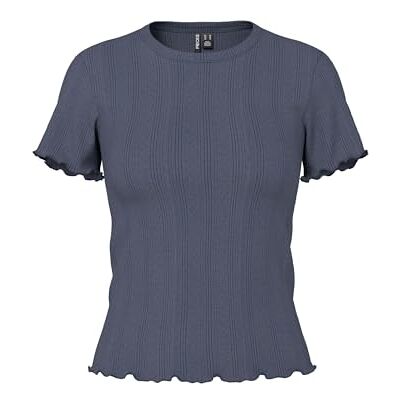 17152053-4802970 PIECES Pcmarie SS O-Neck Poin Top JRS Noos Bc, niebieski (Ombre Blue), S 17152053-4802970 PIECES Pcmarie SS O-Neck Poin Top JRS Noos Bc, niebieski (Ombre Blue), S
