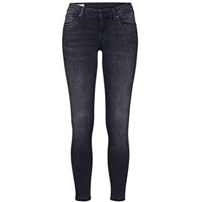 PL201073XA38 Pepe Jeans Dżinsy damskie Lola, Czarny (000Denim 000), 25W / 28L PL201073XA38 Pepe Jeans Dżinsy damskie Lola, Czarny (000Denim 000), 25W / 28L