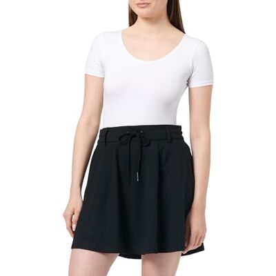 15331035 ONLY Damska spódnica Onlpoptrash Skater Skirt PNT, czarny, M 15331035 ONLY Damska spódnica Onlpoptrash Skater Skirt PNT, czarny, M