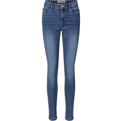 27007979 Noisy May Dżinsy damskie skinny, Średni niebieski dżins, 32W / 32L 27007979 Noisy May Dżinsy damskie skinny, Średni niebieski dżins, 32W / 32L