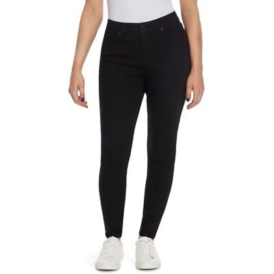 60568265-169 Nine West spodnie damskie skinny z wysokim stanem Perfect, Czarny, 46 60568265-169 Nine West spodnie damskie skinny z wysokim stanem Perfect, Czarny, 46