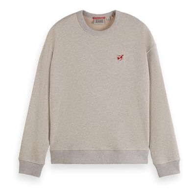 180312 Scotch & Soda Damska bluza Core-The Free Spirit Peace Bird, Oatmeal Melange 0717, S 180312 Scotch & Soda Damska bluza Core-The Free Spirit Peace Bird, Oatmeal Melange 0717, S