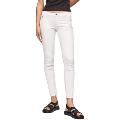 PL211705U91 Pepe Jeans Dżinsy damskie skinny Lw, Biały (biały), 29W / 32L PL211705U91 Pepe Jeans Dżinsy damskie skinny Lw, Biały (biały), 29W / 32L
