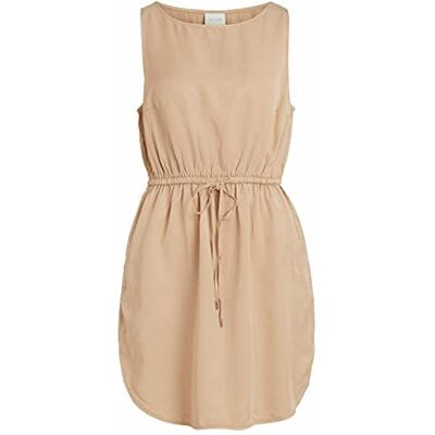 14064127 Vila Sukienka damska Violenna Listi S/L Dress/Su, Humus, 38 PL 14064127 Vila Sukienka damska Violenna Listi S/L Dress/Su, Humus, 38 PL