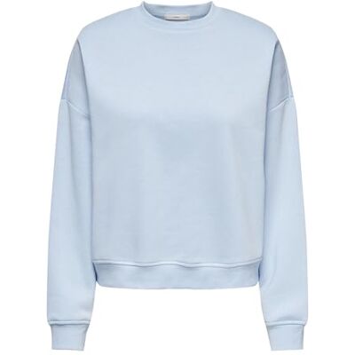 15243380-3772405 Onlsweat Life L/S Crew Oversize SWT Noos, Cashmere Blue, XS 15243380-3772405 Onlsweat Life L/S Crew Oversize SWT Noos, Cashmere Blue, XS