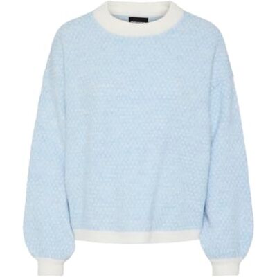 17154891 PIECES Pcdilippa Ls O-Neck Knit Mm sweter damski, Roseate Spoonbill/Aop: mandarynka pomarańczowa, XS 17154891 PIECES Pcdilippa Ls O-Neck Knit Mm sweter damski, Roseate Spoonbill/Aop: mandarynka pomarańczowa, XS