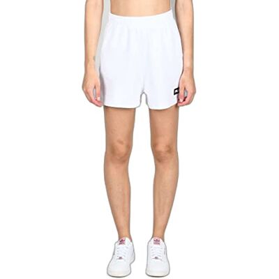 FAW0138 FILA Banaz szorty damskie z wysokim stanem, Bright White, M FAW0138 FILA Banaz szorty damskie z wysokim stanem, Bright White, M