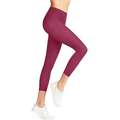 43152 FALKE Kobiety Legginsy Pure Matt 50 DEN Capri W LE Półprzezroczyste półprzezroczyste jednokolorowe 1 Para, Różowy (Hot Coral 8025) nowy przyjazny dla środowiska, S 43152 FALKE Kobiety Legginsy Pure Matt 50 DEN Capri W LE Półprzezroczyste półprzezroczyste jednokolorowe 1 Para, Różowy (Hot Coral 8025) nowy przyjazny dla środowiska, S