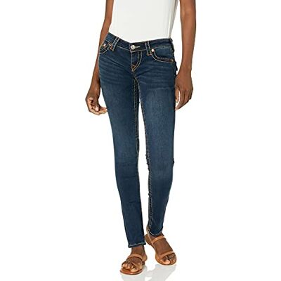 201573-400-26 True Religion Damskie dżinsy Stella Low Rise Skinny, Ulepszenie indygo, 52 201573-400-26 True Religion Damskie dżinsy Stella Low Rise Skinny, Ulepszenie indygo, 52