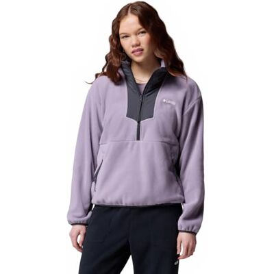 2085453 Columbia Damski polar z zamkiem do połowy Sequoia Grove, polar do wciągania, fioletowy (Shale Purple), rekin, rekin, XL 2085453 Columbia Damski polar z zamkiem do połowy Sequoia Grove, polar do wciągania, fioletowy (Shale Purple), rekin, rekin, XL