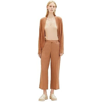 1037743 TOM TAILOR Damski kardigan Basic Cardigan z dzianiny, 32399-różowy melanż mahogany, XL 1037743 TOM TAILOR Damski kardigan Basic Cardigan z dzianiny, 32399-różowy melanż mahogany, XL