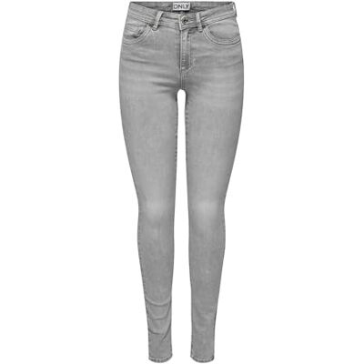 15333940 ONLY Onlwauw damskie dżinsy do kolan Pim Mid-Waist, szary denim, (XS) W / 30L 15333940 ONLY Onlwauw damskie dżinsy do kolan Pim Mid-Waist, szary denim, (XS) W / 30L