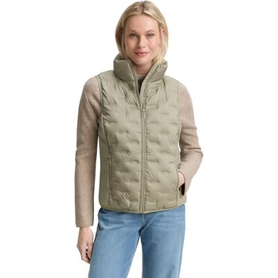 1046589 TOM TAILOR Kamizelka damska, 10678 – wędzona oliwka, M 1046589 TOM TAILOR Kamizelka damska, 10678 – wędzona oliwka, M