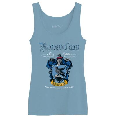 WOHAPOMTK017 HARRY POTTER Damska koszulka bez rękawów, Niebieski, S WOHAPOMTK017 HARRY POTTER Damska koszulka bez rękawów, Niebieski, S