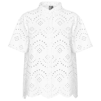 17158158-4765124 Pcvilde Ss Shirt WVN, Bright White, XS 17158158-4765124 Pcvilde Ss Shirt WVN, Bright White, XS