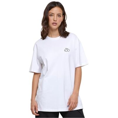 MC885 Merchcode Damska koszulka damska Disney 100 Girl Gang Tee, Regular Fit, bawełna 100%, M, biały, M MC885 Merchcode Damska koszulka damska Disney 100 Girl Gang Tee, Regular Fit, bawełna 100%, M, biały, M