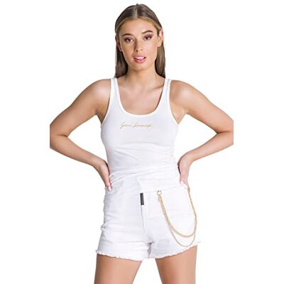 GKW002553 Gianni Kavanagh Damska koszulka White Block Tank Top, biały, XL GKW002553 Gianni Kavanagh Damska koszulka White Block Tank Top, biały, XL