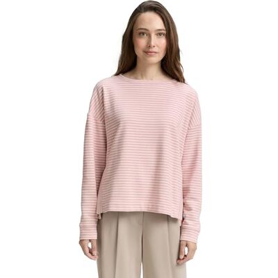 1047719 TOM TAILOR Bluza damska, 38842 Morning Pink Offwhite Stripe, L 1047719 TOM TAILOR Bluza damska, 38842 Morning Pink Offwhite Stripe, L