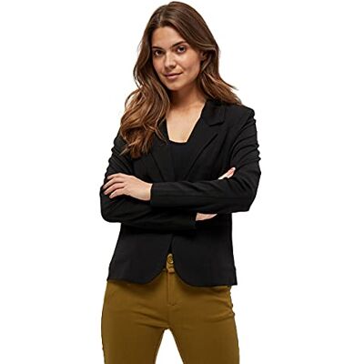 7016068 Minus Kobieta Carmen Blazer, Czarny, 38 7016068 Minus Kobieta Carmen Blazer, Czarny, 38