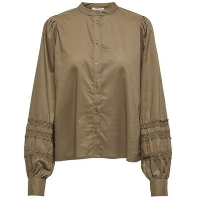 15354774-4826512 Onldolly Life Ls Button Top WVN, Cub, L 15354774-4826512 Onldolly Life Ls Button Top WVN, Cub, L
