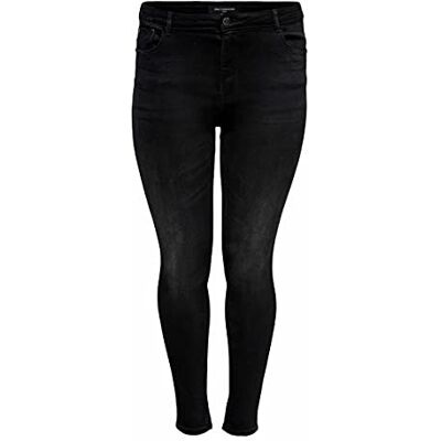 15237616 ONLY CARMAKOMA Damskie dżinsy Carlaola Reg Sk Azg132907 Noos Jeans, Black Denim, 44/30 15237616 ONLY CARMAKOMA Damskie dżinsy Carlaola Reg Sk Azg132907 Noos Jeans, Black Denim, 44/30