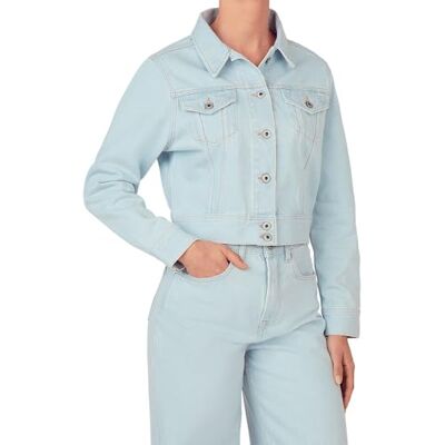 PL402431PG2000M Pepe Jeans Damska kurtka Cropped, niebieska (Denim PG2), M, Niebieski (Denim PG2), M PL402431PG2000M Pepe Jeans Damska kurtka Cropped, niebieska (Denim PG2), M, Niebieski (Denim PG2), M