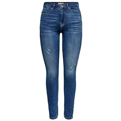 15197586 ONLY Damskie dżinsy Fpaola, niebieski (medium blue denim), 29W / 32L 15197586 ONLY Damskie dżinsy Fpaola, niebieski (medium blue denim), 29W / 32L