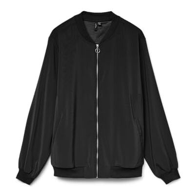 10332928-4835608 VERO MODA CURVE Vmccoco L/S Bomber Ga Noos Cur damskie, czarny, numeric_46 10332928-4835608 VERO MODA CURVE Vmccoco L/S Bomber Ga Noos Cur damskie, czarny, numeric_46