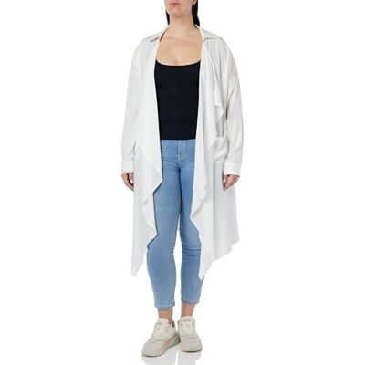 25110985-NA01 NAEMI Bluzkowa kurtka damska Blouse, biały, XL 25110985-NA01 NAEMI Bluzkowa kurtka damska Blouse, biały, XL