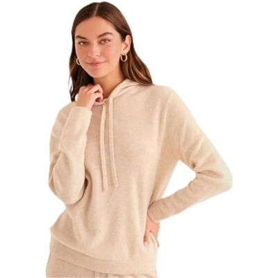NWET000964OLXXS NAADAM Damski sweter z kapturem z kaszmiru Off-Duty, płatki owsiane, XXS, Szarobeżowy, XXS NWET000964OLXXS NAADAM Damski sweter z kapturem z kaszmiru Off-Duty, płatki owsiane, XXS, Szarobeżowy, XXS