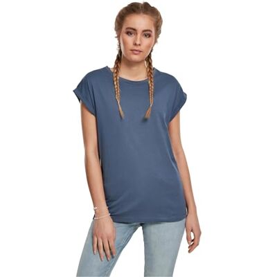 TB771 Urban Classics Women -Ladies Extended Shoulder Tee Vintageblue Xs TB771 Urban Classics Women -Ladies Extended Shoulder Tee Vintageblue Xs