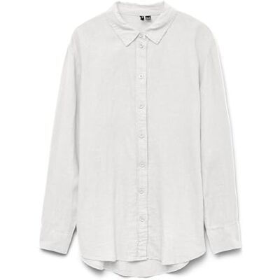 10305085-4438879 VMLINN LS Shirt WVN NOOS, Snow White, L 10305085-4438879 VMLINN LS Shirt WVN NOOS, Snow White, L