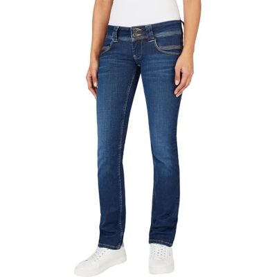 PL204586XW5 Pepe Jeans Dżinsy damskie, Niebieski (Denim-Xw5), 30W / 32L PL204586XW5 Pepe Jeans Dżinsy damskie, Niebieski (Denim-Xw5), 30W / 32L