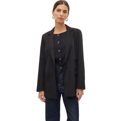 10320915-4635688 VERO MODA Vmnila Ls Slim Blazer Noos, czarny, 44 Kobiety, czarny, 42 10320915-4635688 VERO MODA Vmnila Ls Slim Blazer Noos, czarny, 44 Kobiety, czarny, 42