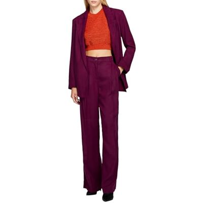 4BJFLF02Z Sisley Spodnie, Fioletowy 2p4, 36 4BJFLF02Z Sisley Spodnie, Fioletowy 2p4, 36