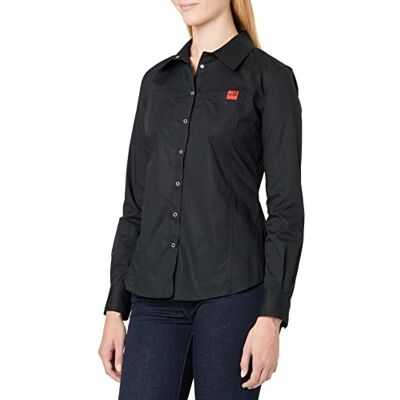 W C E54 80 S 3296 MOSCHINO Love Slim Fit Long Sleeves with Chest Pockets Koszula damska, czarny, 42 W C E54 80 S 3296 MOSCHINO Love Slim Fit Long Sleeves with Chest Pockets Koszula damska, czarny, 42