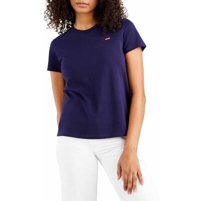 39185-0129 Levi's Perfect Tee T-Shirt Kobiety, See Captain Blue, XS 39185-0129 Levi's Perfect Tee T-Shirt Kobiety, See Captain Blue, XS