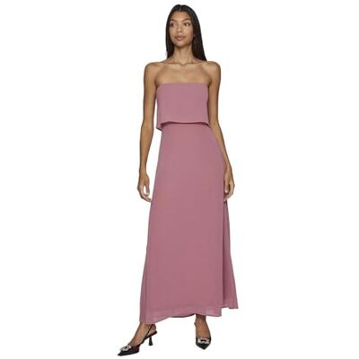 14094089 Vila Damska sukienka maxi Vimilina Strap Maxi Dress-Noos, Mesa Rose, 44 14094089 Vila Damska sukienka maxi Vimilina Strap Maxi Dress-Noos, Mesa Rose, 44