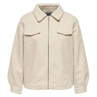 15358434-4866118 ONLY CARMAKOMA Damska kurtka Carmalo Short Boucle OTW Noos, Pumice Stone, Numeric_42, Kamie? Pumeksowy, 42 15358434-4866118 ONLY CARMAKOMA Damska kurtka Carmalo Short Boucle OTW Noos, Pumice Stone, Numeric_42, Kamie? Pumeksowy, 42