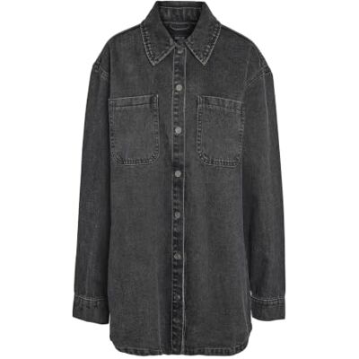 27031016-4532284 NOISY MAY Nmalva L/S DNM Shacket Az387Bl FWD Noos, Black Denim, S, czarny denim, S 27031016-4532284 NOISY MAY Nmalva L/S DNM Shacket Az387Bl FWD Noos, Black Denim, S, czarny denim, S