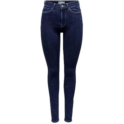 15263717 Bestseller A/S Damskie dżinsy ONLPAOLA HW SK DNM TAI, Dark Blue Denim, MW / 30L, niebieski (Dark Blue Denim), (M) W / 30L 15263717 Bestseller A/S Damskie dżinsy ONLPAOLA HW SK DNM TAI, Dark Blue Denim, MW / 30L, niebieski (Dark Blue Denim), (M) W / 30L