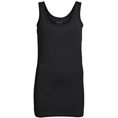 ONLLIVE LOVE LONG TANK TOP NOOS-BLACK ONLY Damska koszulka Onllive Love Long Tank Noos ONLLIVE LOVE LONG TANK TOP NOOS-BLACK ONLY Damska koszulka Onllive Love Long Tank Noos