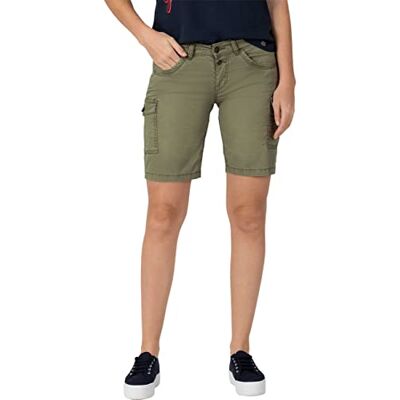 14-10054-00-1215 Timezone Damskie szorty typu cargo Slim NaliTZ, zielony (Combat Green), 28W 14-10054-00-1215 Timezone Damskie szorty typu cargo Slim NaliTZ, zielony (Combat Green), 28W