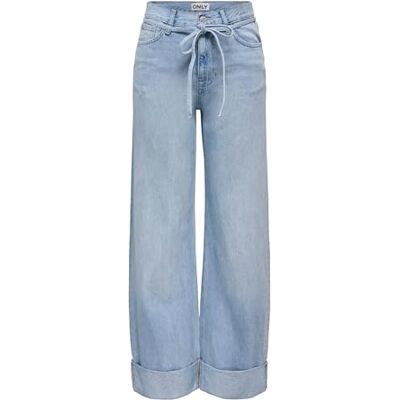 15364548-4916800 ONLY Onlbroome HW szeroki pasek składany DNM Tai, Mix jasnoniebieski, 26 W x 32 l, damski, Jasnoniebieska mieszanka, 26W / 32L 15364548-4916800 ONLY Onlbroome HW szeroki pasek składany DNM Tai, Mix jasnoniebieski, 26 W x 32 l, damski, Jasnoniebieska mieszanka, 26W / 32L