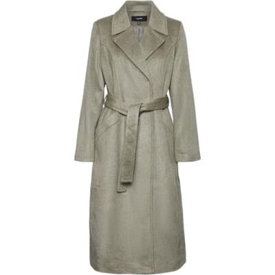 10290687 Bestseller A/S Damski VMHAZELALLY Long Wool Coat BOOS płaszcz, Laurel Oak/Detail:Melange, XL, Laurel Oak/Detail:MELANGE, XL 10290687 Bestseller A/S Damski VMHAZELALLY Long Wool Coat BOOS płaszcz, Laurel Oak/Detail:Melange, XL, Laurel Oak/Detail:MELANGE, XL