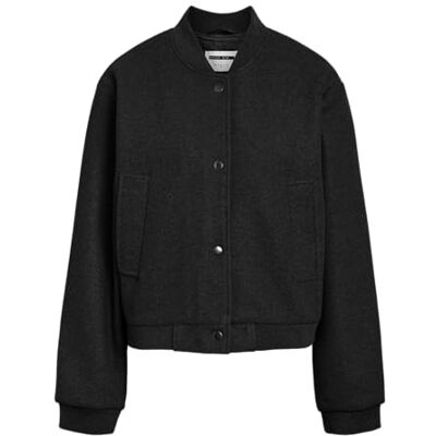 27032203-4973010 NOISY MAY Nmeddi L/S Bomber Jacket FWD Noos, czarna, L, czarny, L 27032203-4973010 NOISY MAY Nmeddi L/S Bomber Jacket FWD Noos, czarna, L, czarny, L