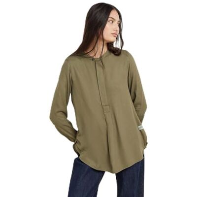 D24441 G-Star RAW Half Placket Top, Zielony (Antic Green -d723-735), XXS D24441 G-Star RAW Half Placket Top, Zielony (Antic Green -d723-735), XXS