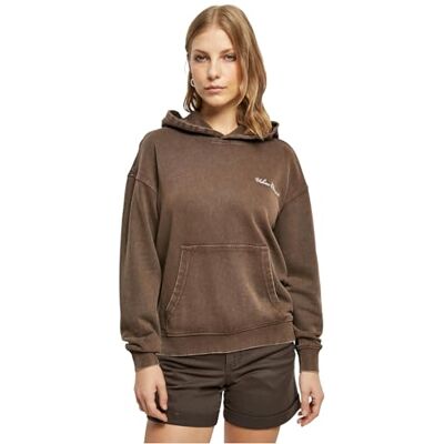 TB5460-00075-0051 Urban Classics Damska bluza z kapturem Small Embroidery Terry Hoody, br?zowy, S TB5460-00075-0051 Urban Classics Damska bluza z kapturem Small Embroidery Terry Hoody, br?zowy, S