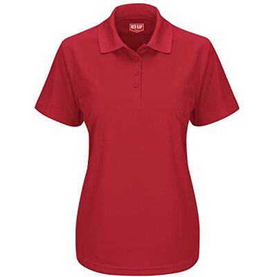 SK97RD SS M Red Kap Damska koszulka polo, czerwony, M SK97RD SS M Red Kap Damska koszulka polo, czerwony, M