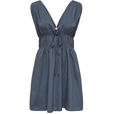 15344681-4722957 ONLY Damska sukienka Onlfeline Life Sl V-Neck WVN, niebieski (Ombre Blue), L 15344681-4722957 ONLY Damska sukienka Onlfeline Life Sl V-Neck WVN, niebieski (Ombre Blue), L